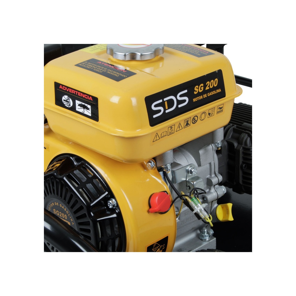 Hidrolavadora Autonoma 206 Bar 12 lts/min. Motor Gasolina 6,5hp Partida Manual Marca SDS Power