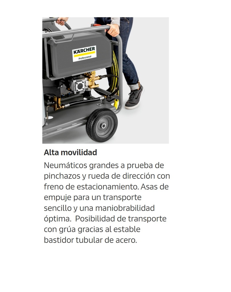 Hidrolavadora Autonoma Agua Caliente Hds 8/20 G 200 Bar Gasolina 13 L/min Karcher