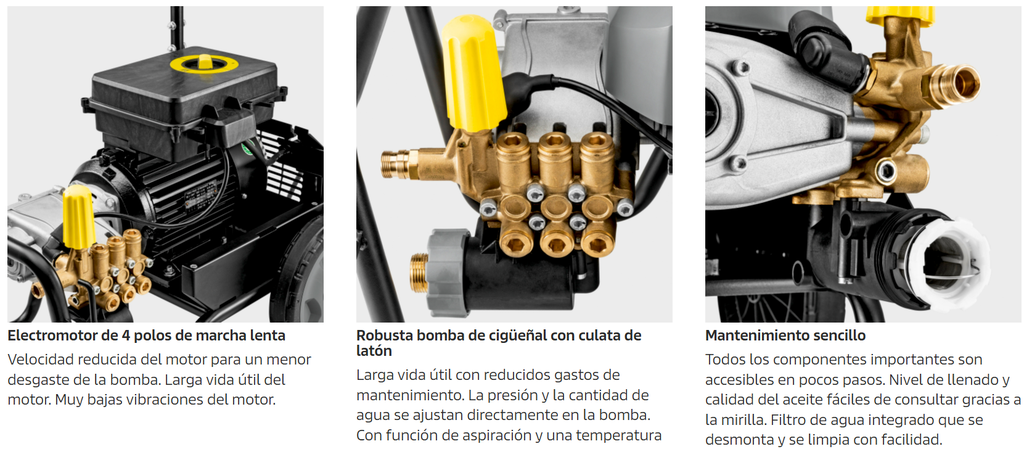 Hidrolavadora Agua Fría Modelo HD 6/15-4 M Classic EU Presión 150 Caudal 10 L/Min 220V Karcher