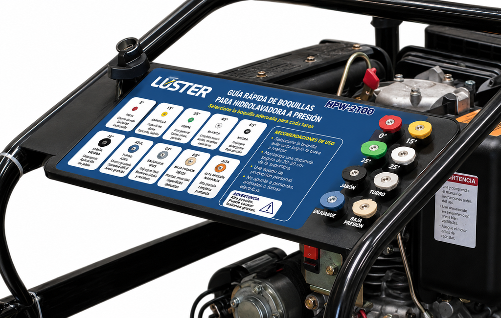 Hidrolavadora Autonoma Agua Fria L250E 250 Bar 10hp Diesel 18 L/min Luster