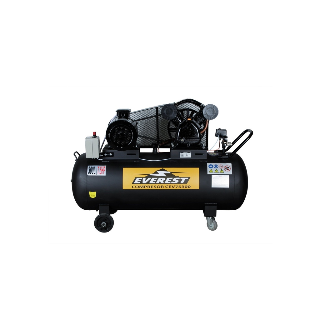 Compresor 7,5 Hp 300 L 380 V CEV75300 en "V" EVEREST