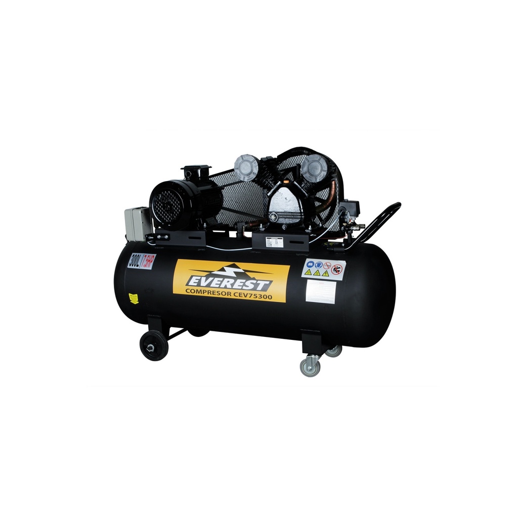 Compresor 7,5 Hp 300 L 380 V CEV75300 en "V" EVEREST