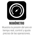 Compresor BM-50 220V 50Hz  8 Bar Tanque 50L Krafter