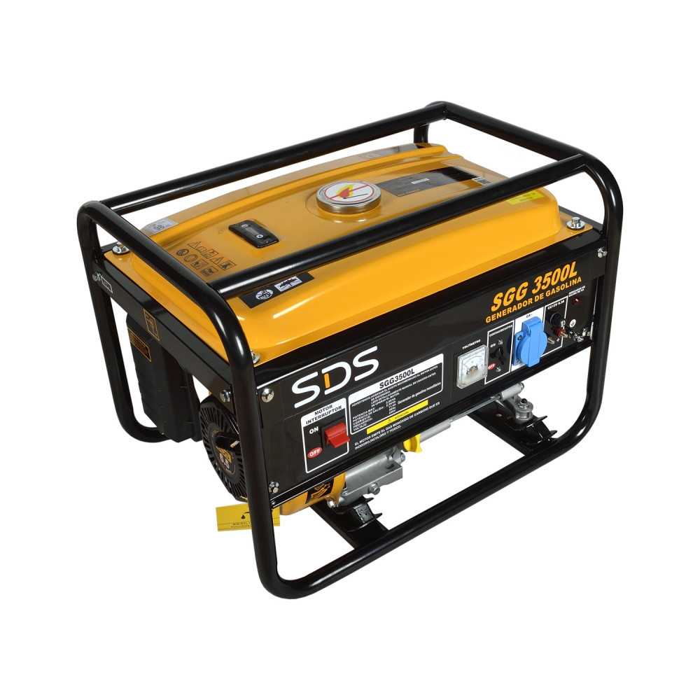 Generador Bencinero SGG3500L 2,8 Kw Abierto SDS Power