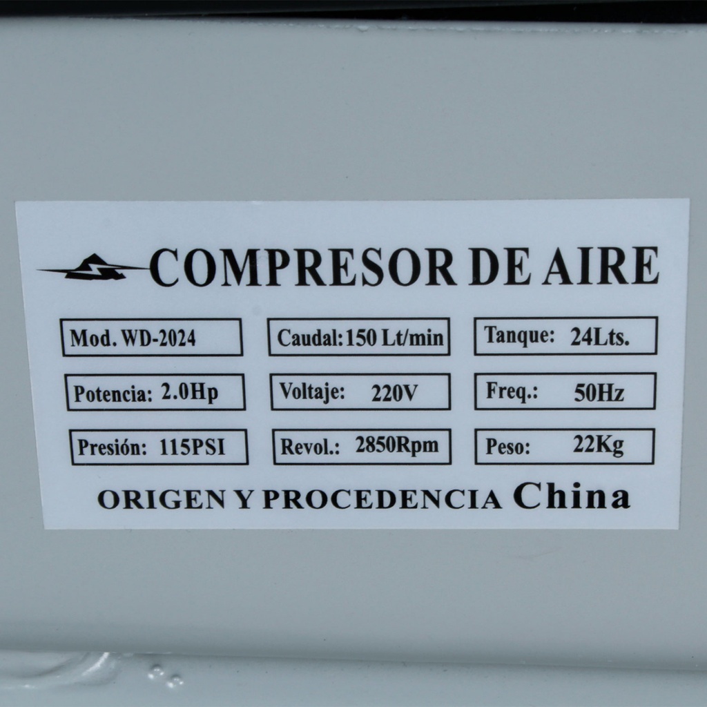 Motocompresor 24 litros 2hp WD-2024 Everest