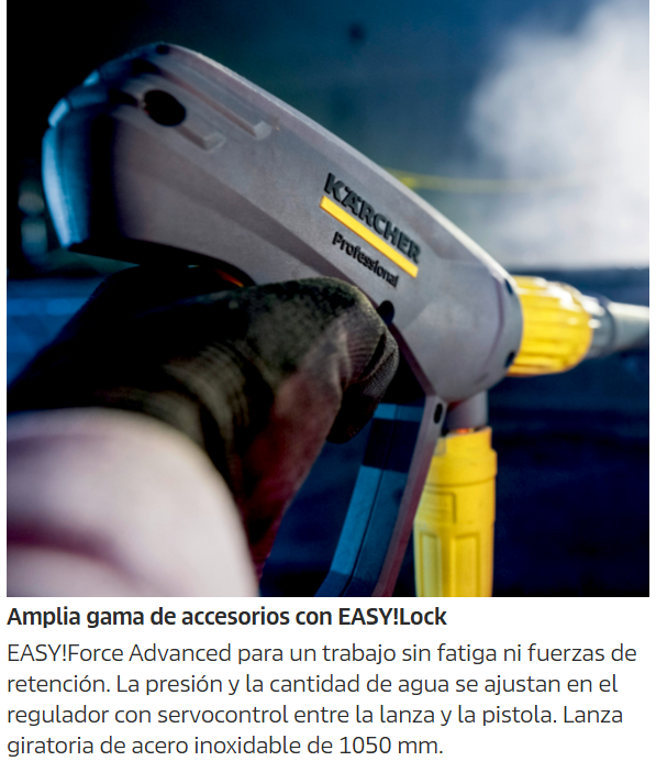 Hidrolavadora Electrica Agua Fria Y Caliente Hds 10/21-4 M Eu-I 210 Bar 380 V 16 L/min Karcher
