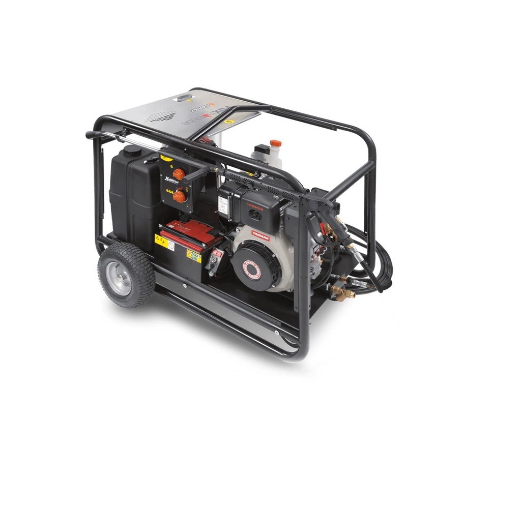 Hidrolavadora Autonoma Agua Caliente Fdx Hotcube 16/200 200 Bar Diesel 11 Hp 16 L/min Comet