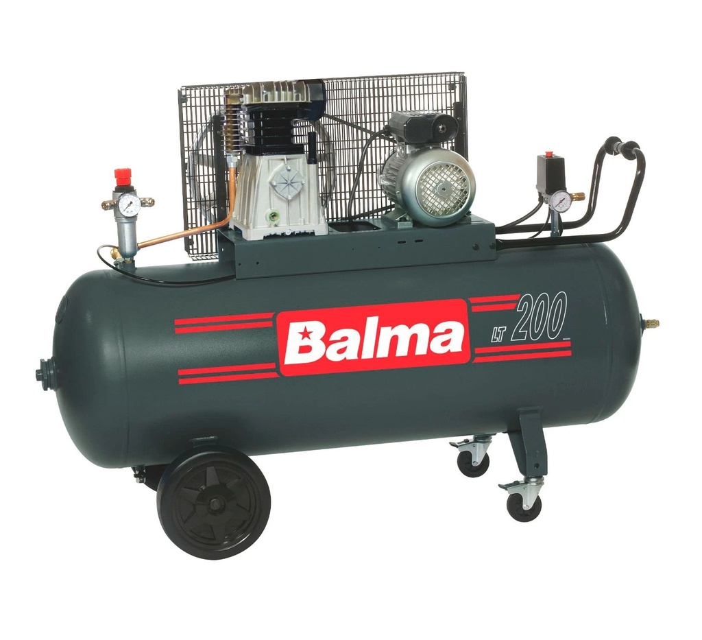 Arriendo Diario Compresor Piston Balma 220V 3Hp 200Lts 10Bar 15CFM.